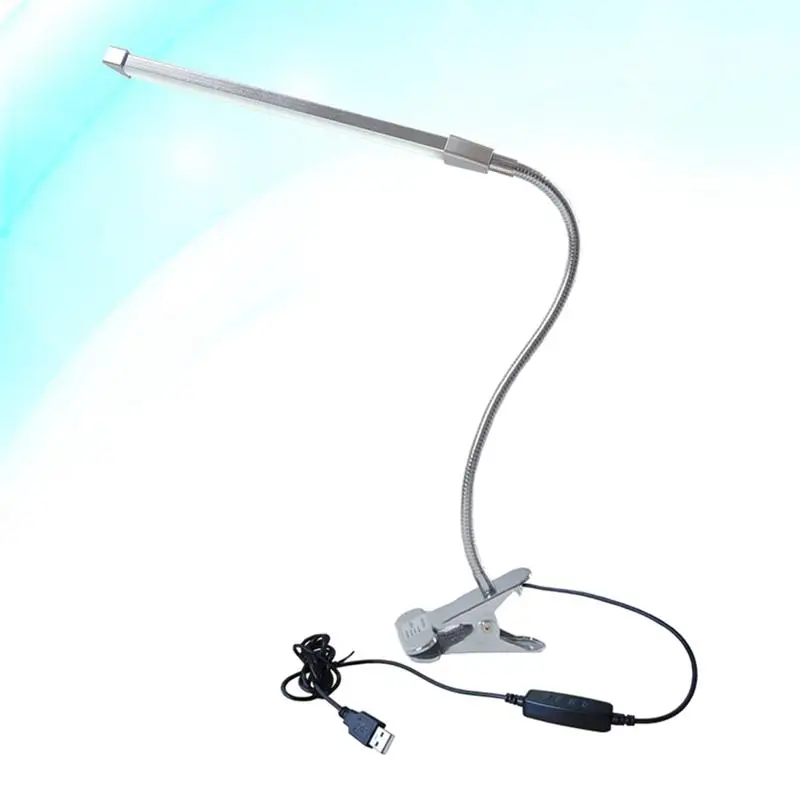 Светодиодный настольная лампа с USB Порты и разъёмы студент глаз забота Спальня