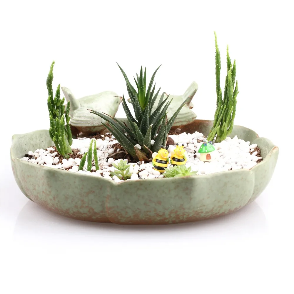 Кормушка для птиц керамический суккулент растений цветочные горшки|flower pot|nursery