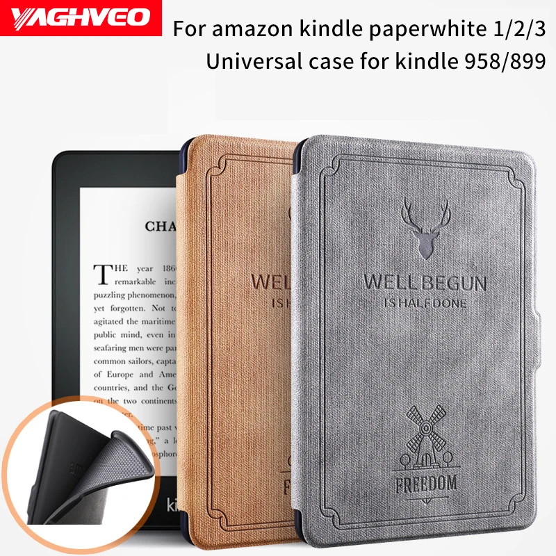 Для Kindle Paperwhite 1 2 3 Чехол 6 дюймов электронная книга оболочка для Amazon силиконовый