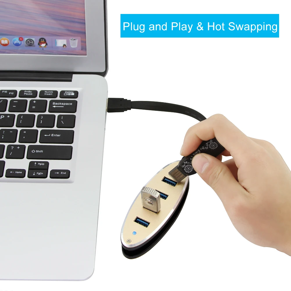 3 0 usb хаб портативный мини разветвитель с 4 портами USB Высокоскоростная передача