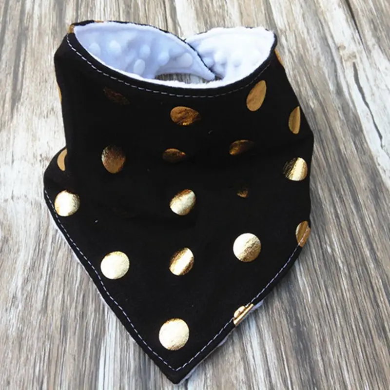 Нагрудник детский бандана для мальчиков хлопок в полоску водонепроницаемый