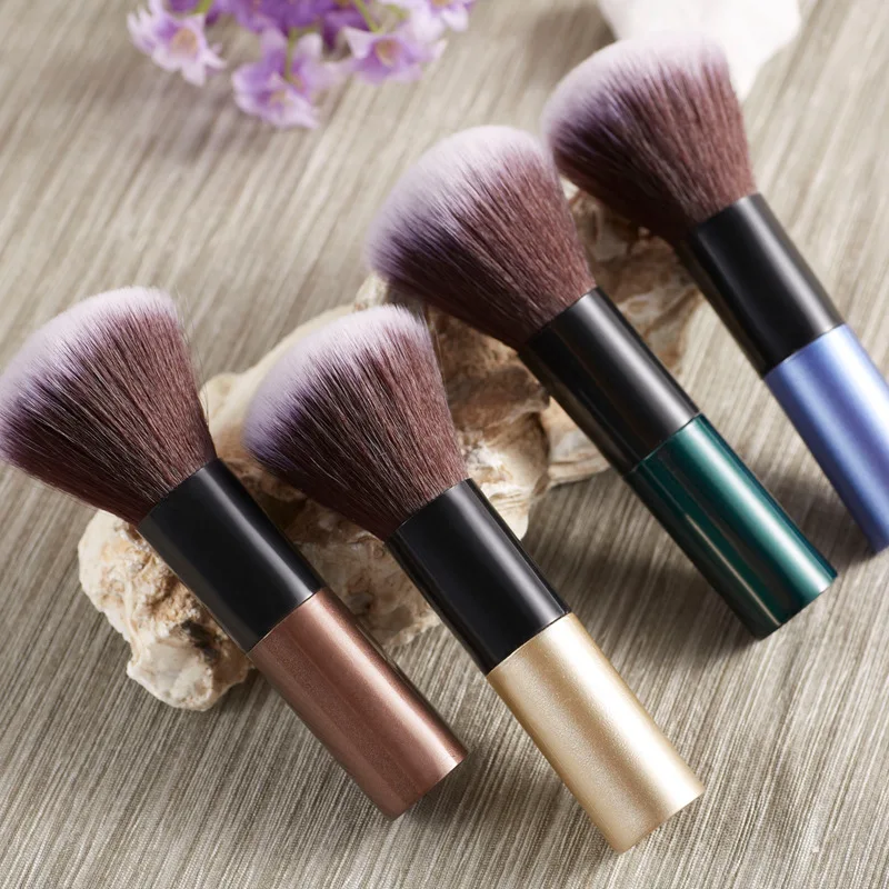 2017 кисть для основы макияжа с алюминиевой ручкой оригинальная подарочная