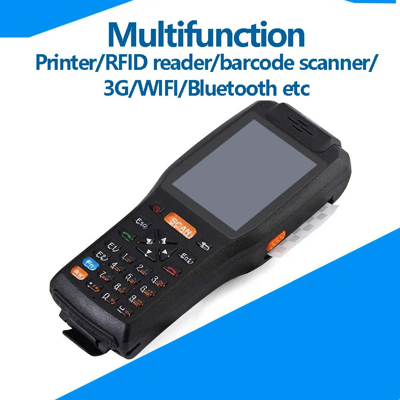 POS терминал на базе Android с чековым принтером и считывателем карт mifare RFID 4G 1D