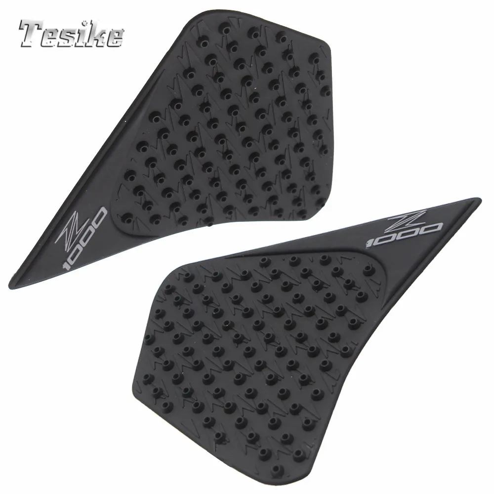 

Tank Pad Side Gas Knee Grip Stickers Black Motorcycle For Kawasaki Z 1000 Z1000 2014 2015 2016 High quality