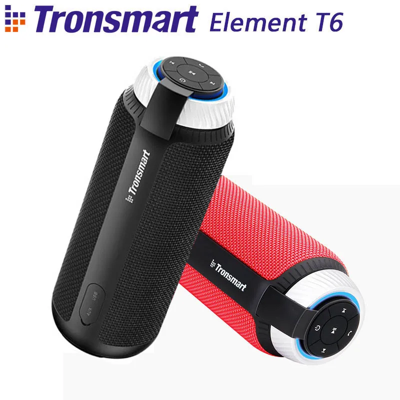 Tronsmart Element T6 Bluetooth динамик портативный беспроводной с 360 градусов стерео звук для