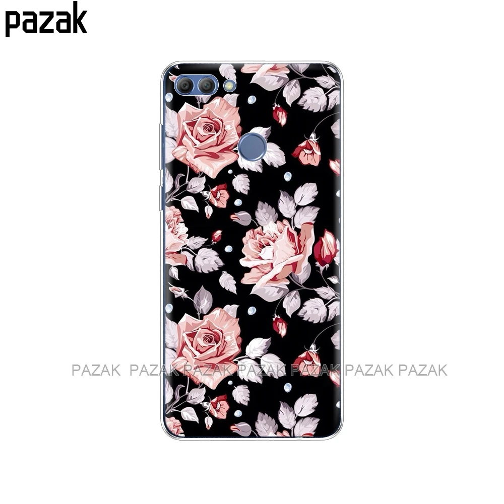 34317 Силиконовый чехол для телефона для huawei Y9 чехол s Мягкий ТПУ чехол для телефона Полный 360 защитный цветной дизайн - Цвет: 34317