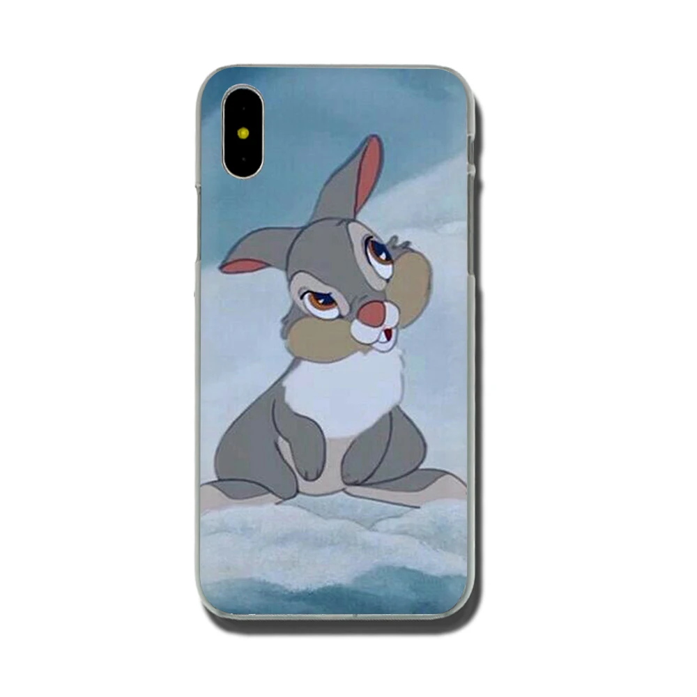 H5 Жесткий чехол Bambi Thumper для iphone 5 5s 6 6s 7 8 plus X XR XS MAX 11 pro Max - Цвет: H5