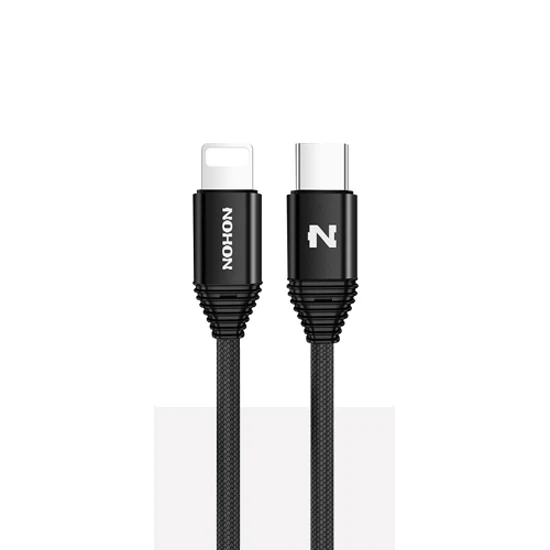 Black Nohon type-C PD кабель для Lightning iPhone X 8 Plus 8 P 8 pin телефонный кабель синхронизации данных для iPhone 7 6S 6 Plus 5S 5 Быстрая зарядка - Цвет: Black