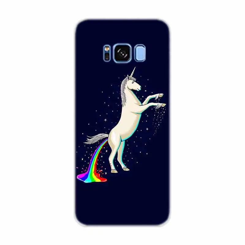 as the picture 13 Единорог Радуга мой маленький пони силиконовый чехол для телефона samsung Galaxy S6 S7 Edge S8 S9 S10 S11 Plus E Note 8 9 10 pro - Цвет: as the picture 13
