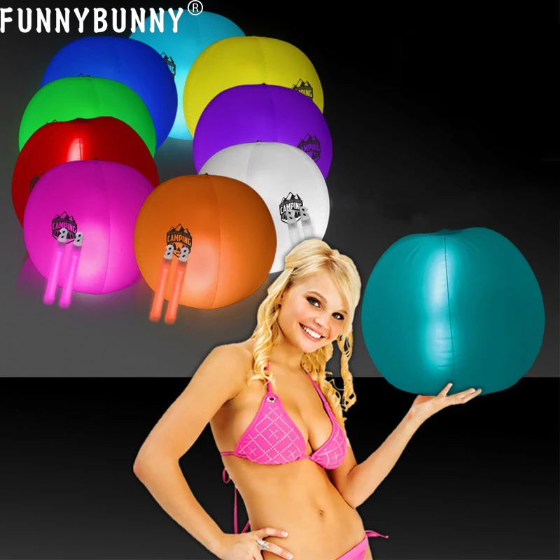 FUNNYBUNNY люминесцентный шар, светящийся шар, светящийся пляжный шар, детские игрушки, праздничная атмосфера, светильник, палочка, шар
