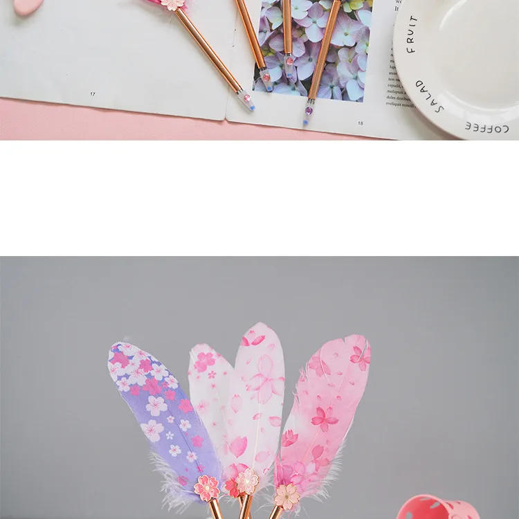 1 шт., новинка, гелевая ручка Sakura 0,5 мм, сменная ручка, креативные перьевые кавайные ручки, корейские канцелярские принадлежности для рисования, студенческие офисные канцелярские принадлежности, подарок