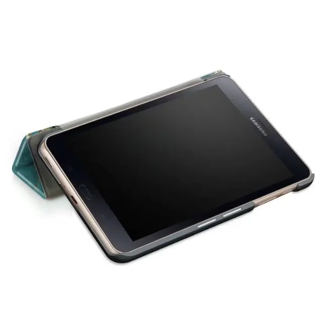 Тонкий чехол для Samsung Galaxy Tab A 8 0 2017 T380 T385 Модный складной подставка из