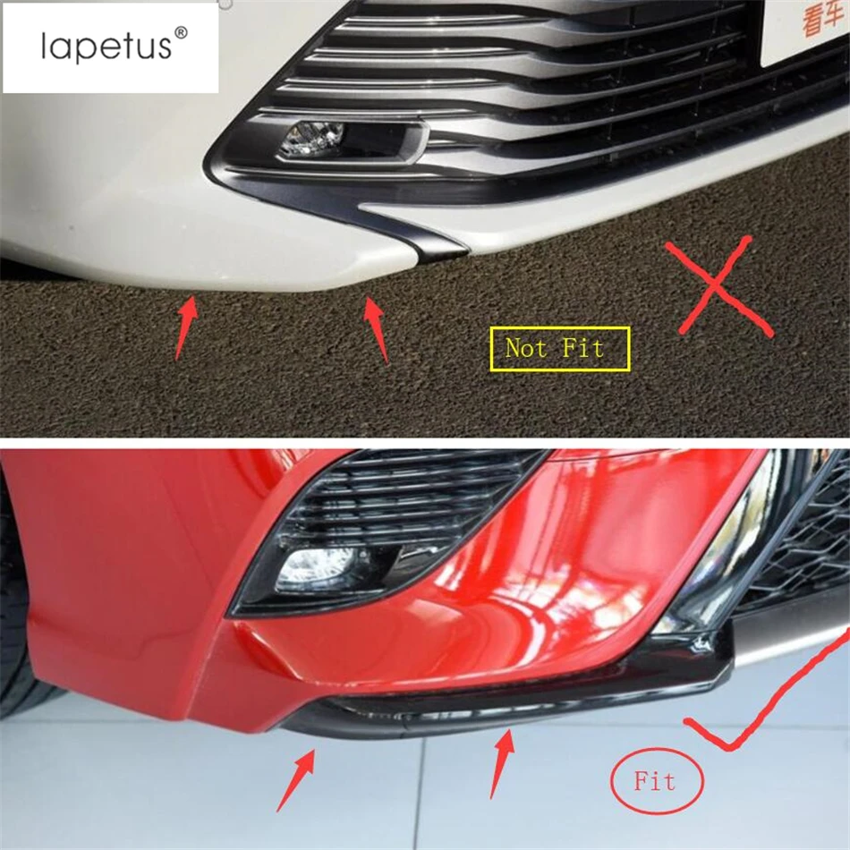 Аксессуары Lapetus подходят для Toyota Camry 2018 2021 ABS передняя головка бампера нижняя