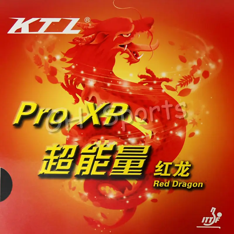 KTL Pro XP Red-Dragon Red Dragon Attack and Loop Pimples In резина для настольного тенниса с губкой | Спорт и