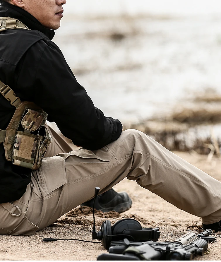 Refire gear летние быстросохнущие военные брюки мужские много карманов тактические брюки-карго дышащие эластичные рип-стоп хлопковые армейские брюки