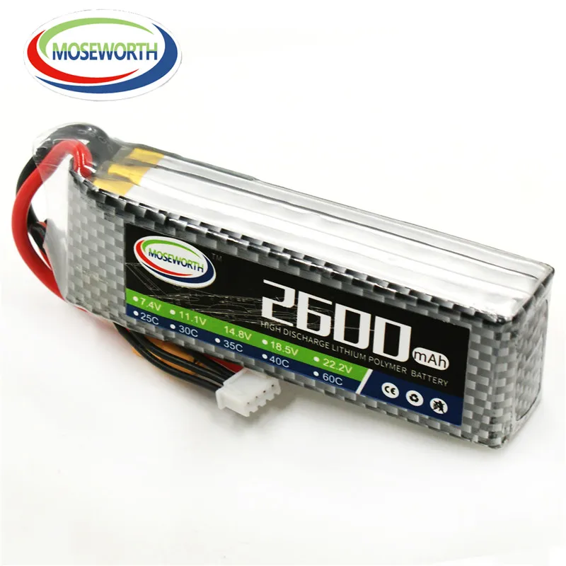 3S RC игрушки LiPo батарея 11 1 В 2600 мАч 30C для радиоуправляемого вертолета автомобиля