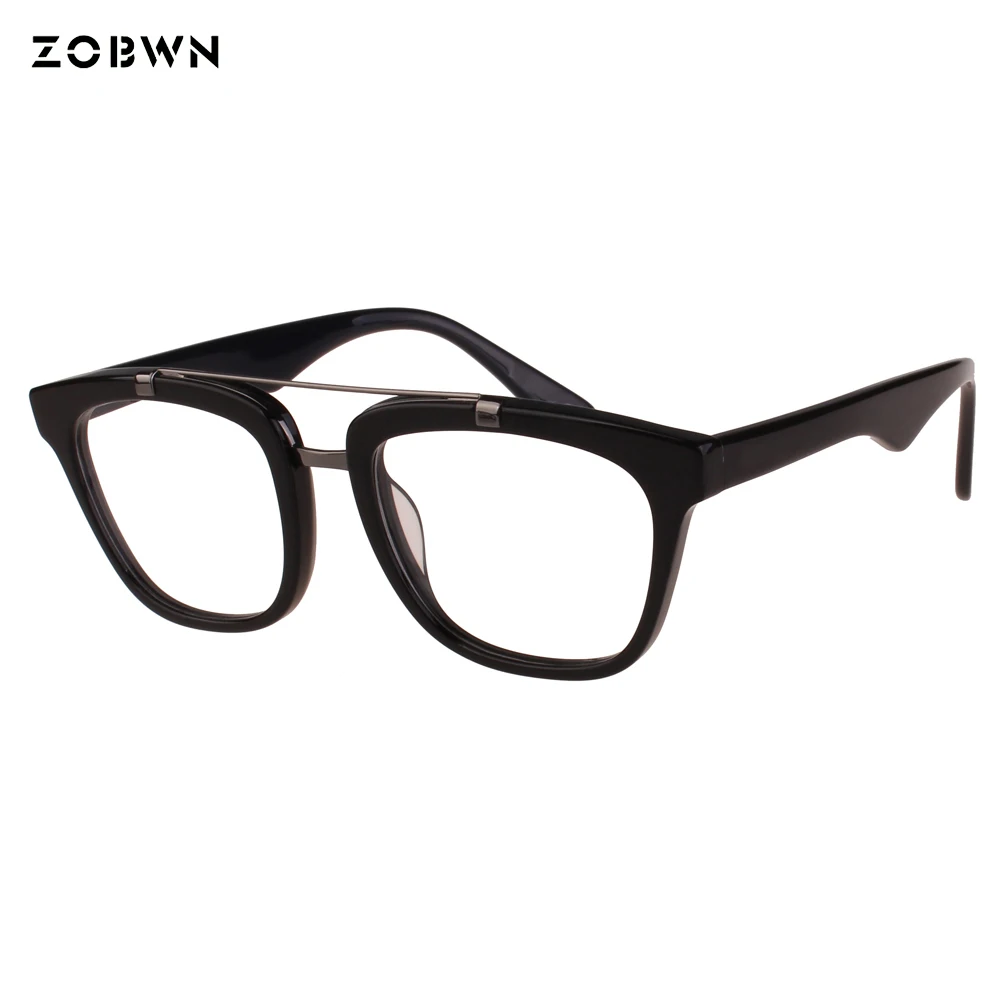 Двухлучевая оправа мужские очки Oculos de grau vinage armacao oculos для чтения|male eyeglasses|frame glasses