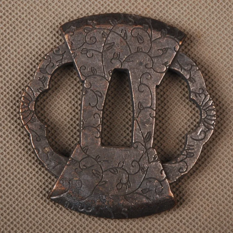 Красивый и простой аксессуар для меча ручной Сплав Tsuba японского самурайский меч