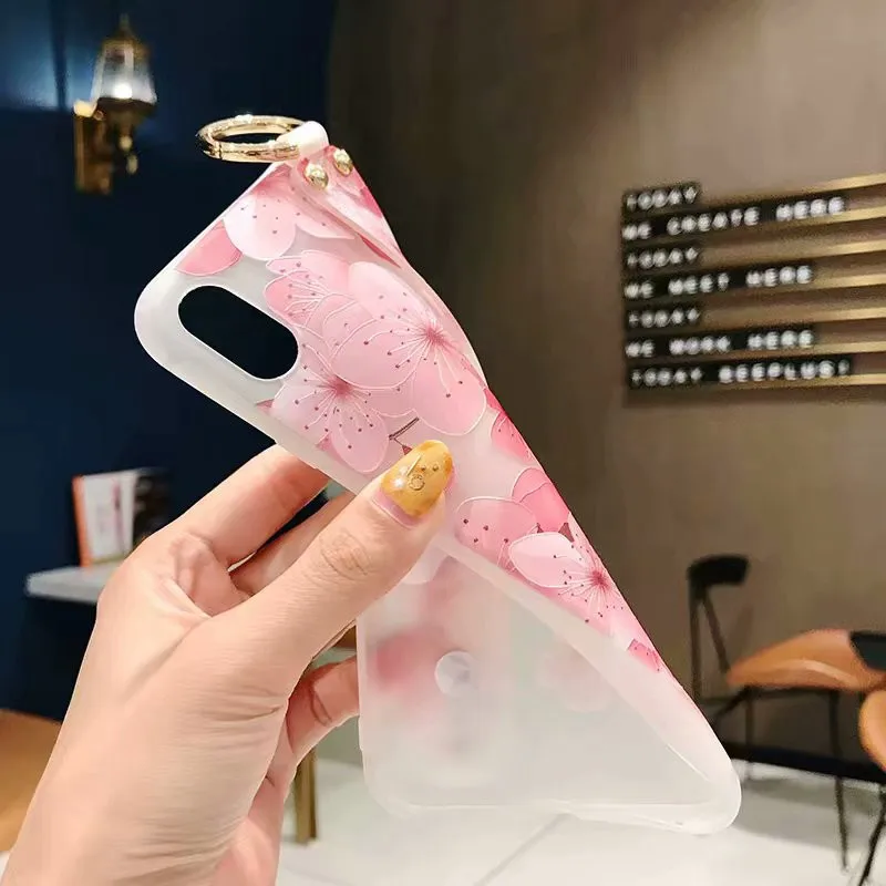Ourdeals мягкий чехол на запястье для телефона iphone 8 7 6s 6 plus XS MAX XR X рельефный кронштейн