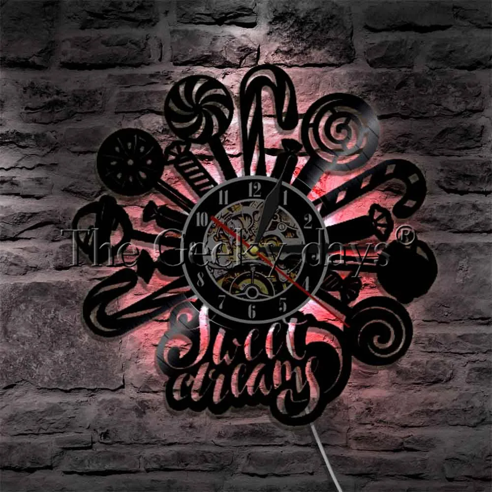 Светодиодный настенный знак Сладкая мечта светильник конфеты и сладости