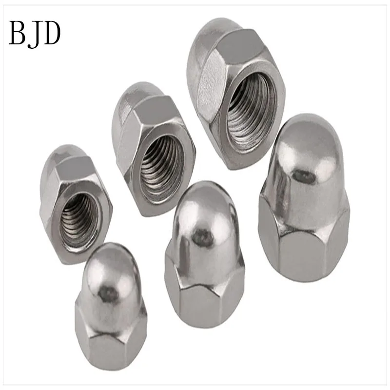 

20pcs DIN1587 M8 8 mm cap nut Stainless steel nut cover nut decorative nut Suitable for short screws