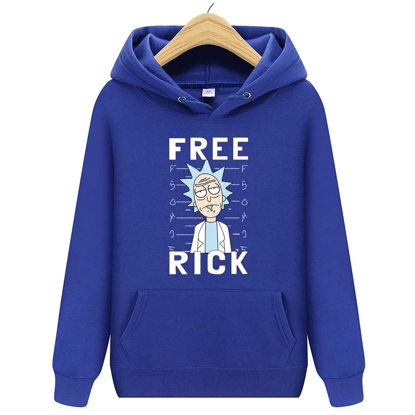 2019 новые осенние мужские дизайнерские толстовки Rick And Morty с забавным принтом