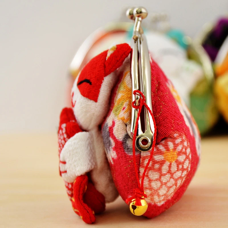 50 шт./лот кошелек для монет хлопковый Кошелек с мультяшным животным милый