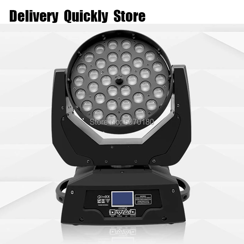 Хороший промывочный эффект дискотечный светодиод 36 шт. 10 Вт RGBW 4в1 зум движущаяся