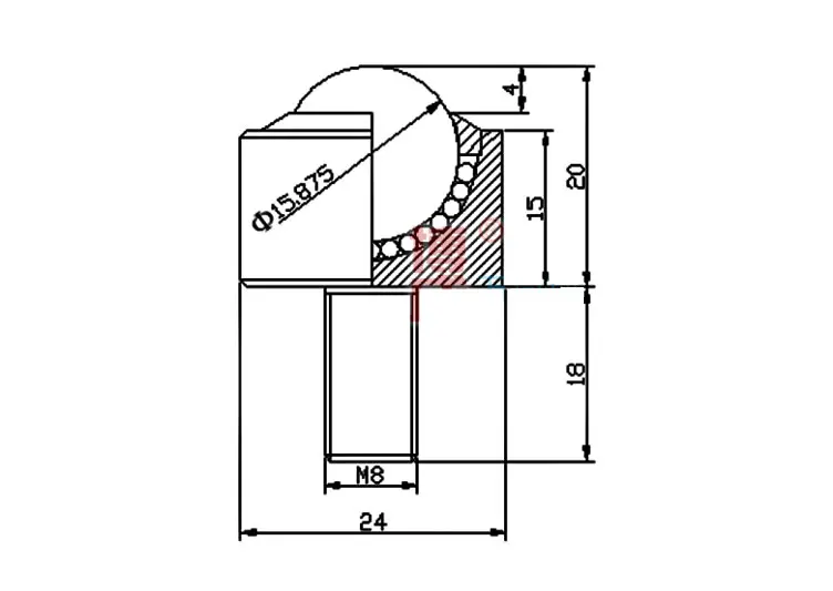 Прецизионный прямой универсальный шарик/Ролики/колесо шариковый