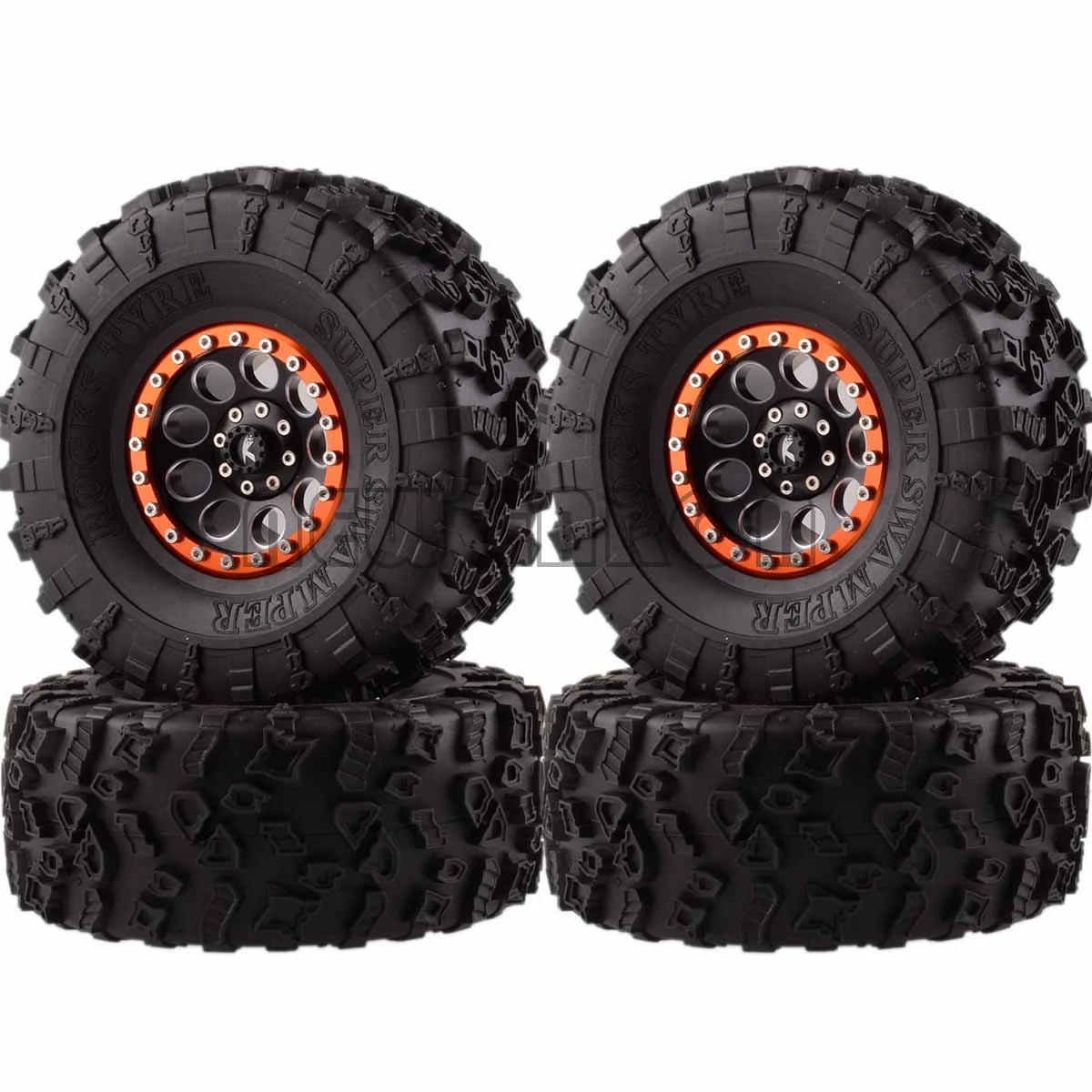 Новые ENRON 4P алюминиевые 2," Beadlock колеса и 132 мм шины для RC 1/10 модели Axial Yeti/Wraith RC Гусеничный