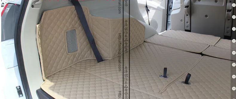 Лучший и! Специальные коврики для багажника для Mitsubishi Pajero Sport-2011 водонепроницаемые кожаные ковры для Pajero sport