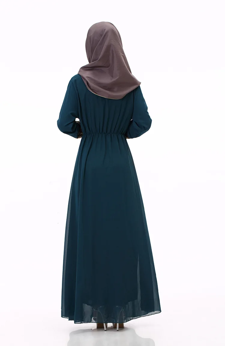 Новинка 2016 г. платье с аппликацией для девочек и абайя Caftan Arab Garment Abaya Turkey на