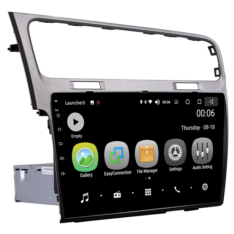Android 8.0 Car GPS 1 Din 10.1 Inch Touch Screen DVD Radio Multimedia Player For Volkswagen Golf 7 2013-2015 | Автомобили и