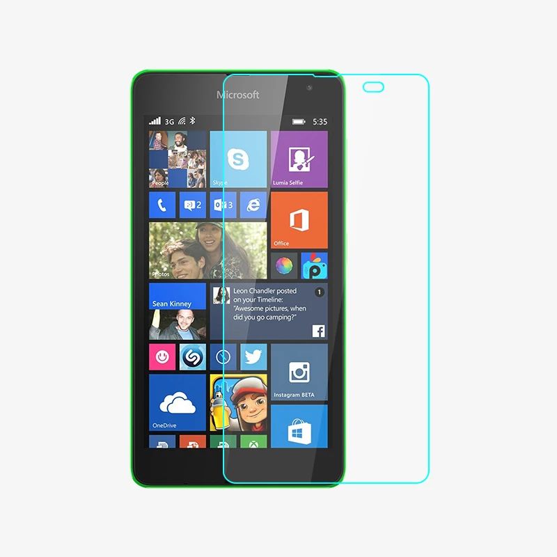 Закаленное стекло для Microsoft Nokia lumia 535 Premium ультратонкая прозрачная