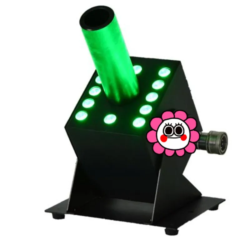 4 шт. DMX512 Shooting Up 7-8 метров CO2 Jet Колонка машина 3в1 RGB 12x3 Вт Cannon Smoke 70 LED | Лампы и