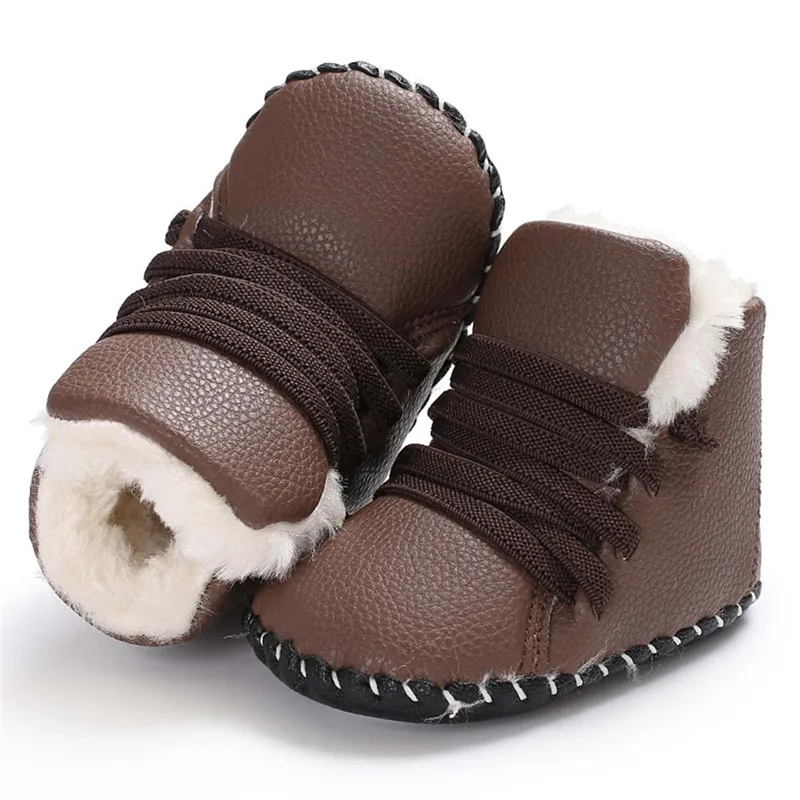 Утепленные детские зимние ботинки из хлопка детская обувь на резиновой подошве