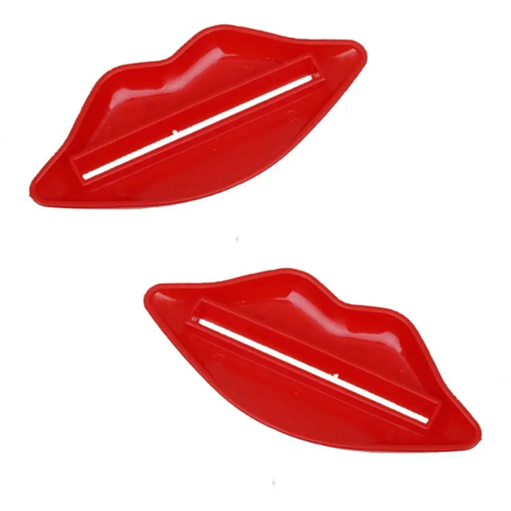 Прочная Милая зубная паста в форме рта домашний красный дозатор | Дом и сад