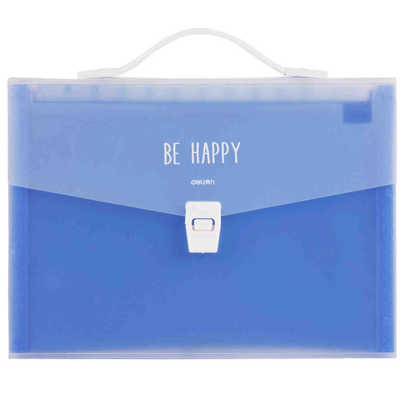 

5288 accordion bag 13 lattice A4 hand-held folder multi file bill receipt bag test folder Creative student office