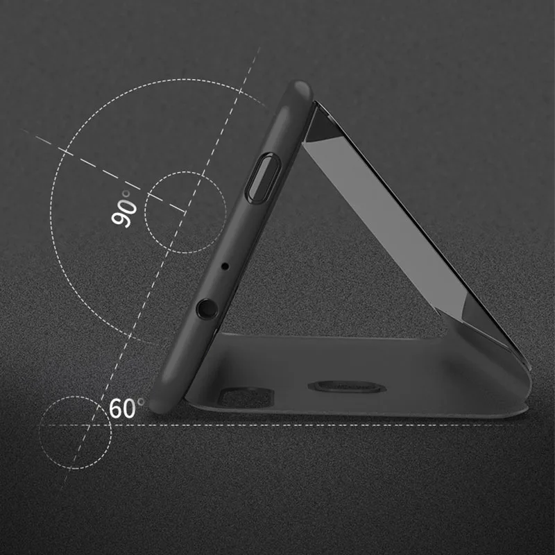 YueTuo зеркальный флип-чехол для LG V30 plus V40 V30s V35 V50 g8 thinQ K50 Q60 PU 3D прозрачная смарт-кожа жесткая задняя крышка для телефона coque