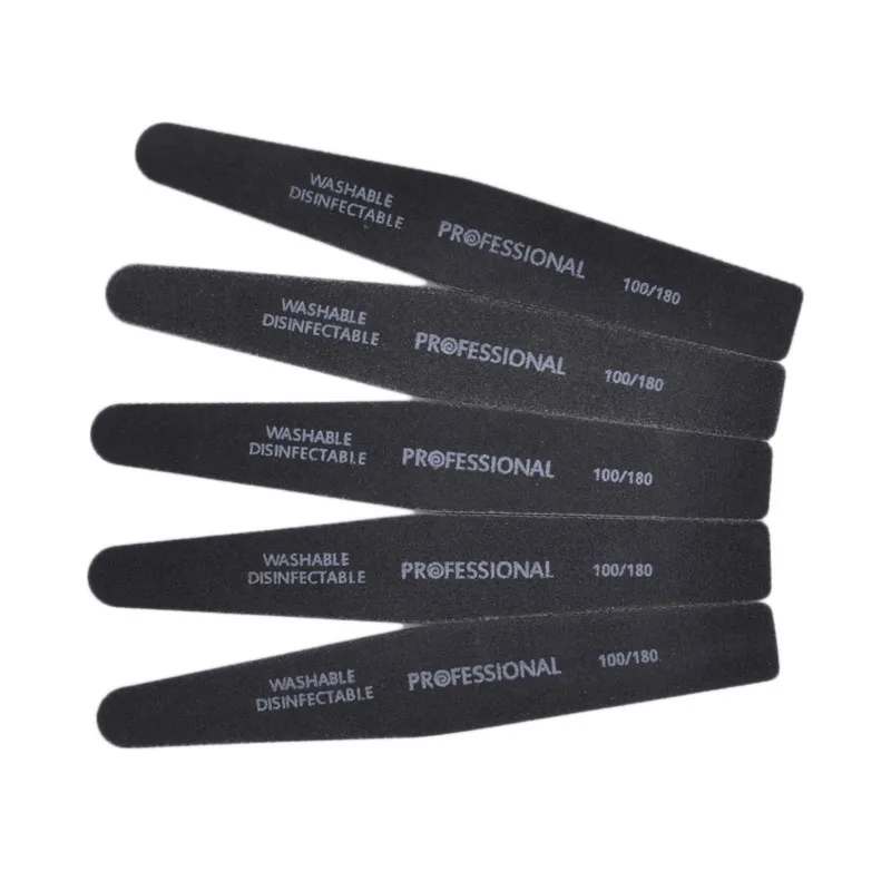 Набор инструментов для маникюра и педикюра черная пилка ногтей 100/180 зернистость