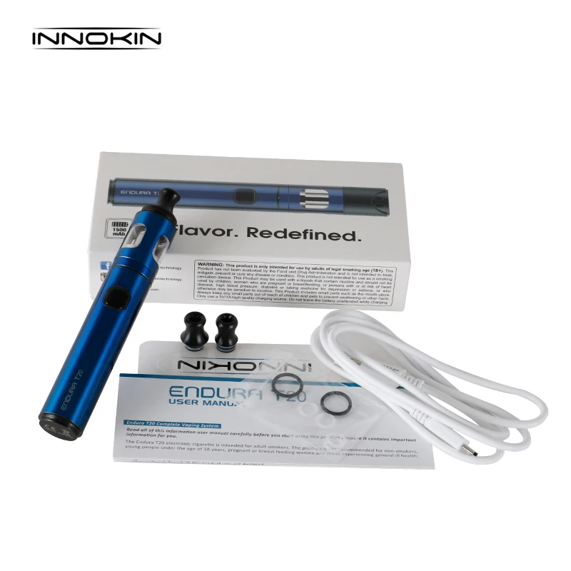 Оригинальный Innokin Endura T20 Start Kit Box Mod 1000/1500mAh батарея с 2 мл бак вейп комплект