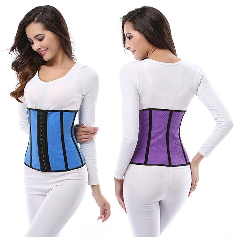 Корсет для коррекции талии из 100% латекса стальной корсет похудения корсаж живота
