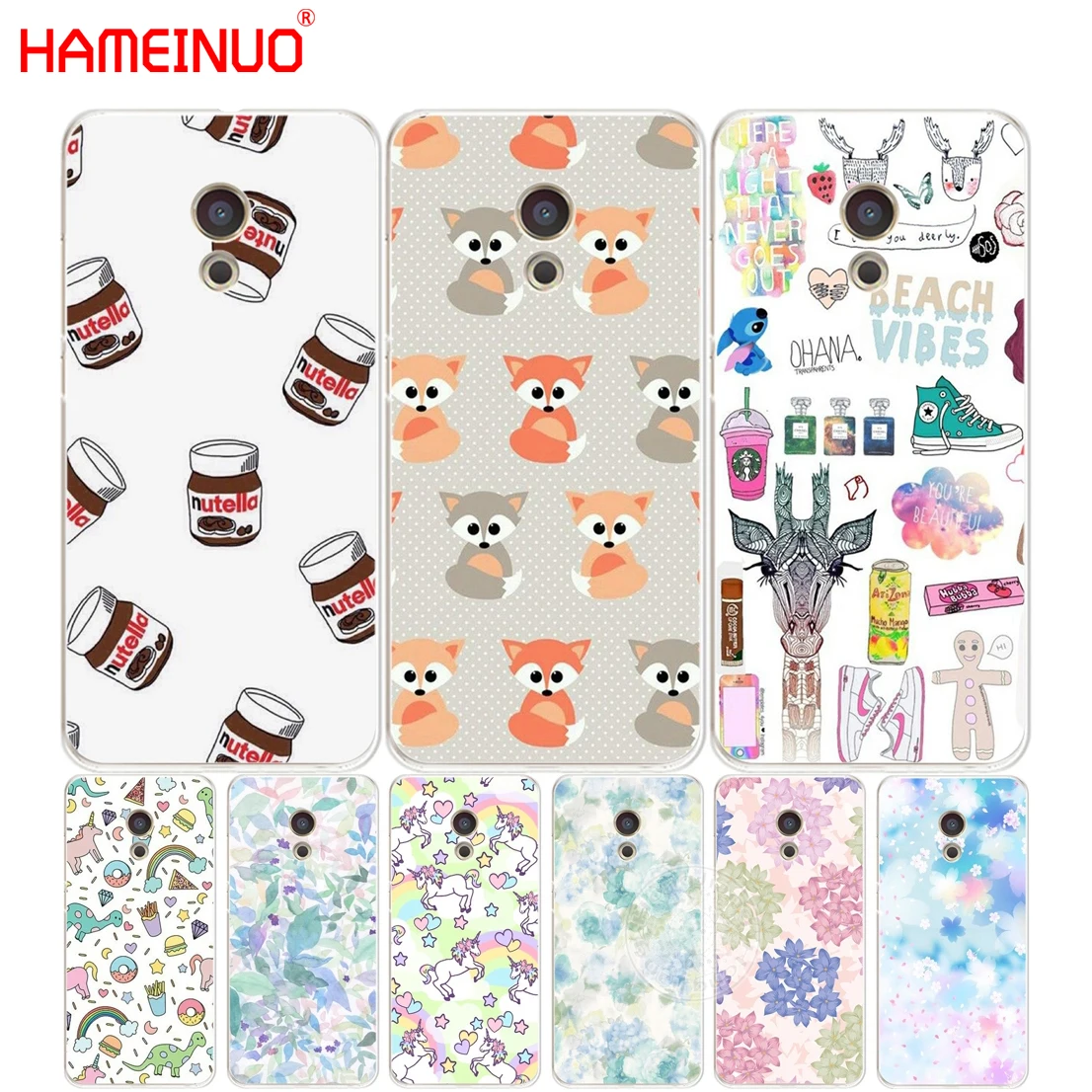 HAMEINUO милый Единорог динозавр Радуга чехол для телефона Meizu M5 M5S M6 M2 M3 M3S MX4 MX5 MX6 PRO 6 5 U10 U20 note plus|case for meizu|phone casescase