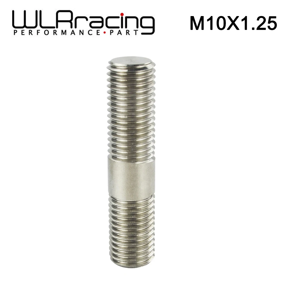 WLR racing 10 мм M10x1.25 выхлопная шпилька 303 нержавеющая сталь двойной конец резьбовой