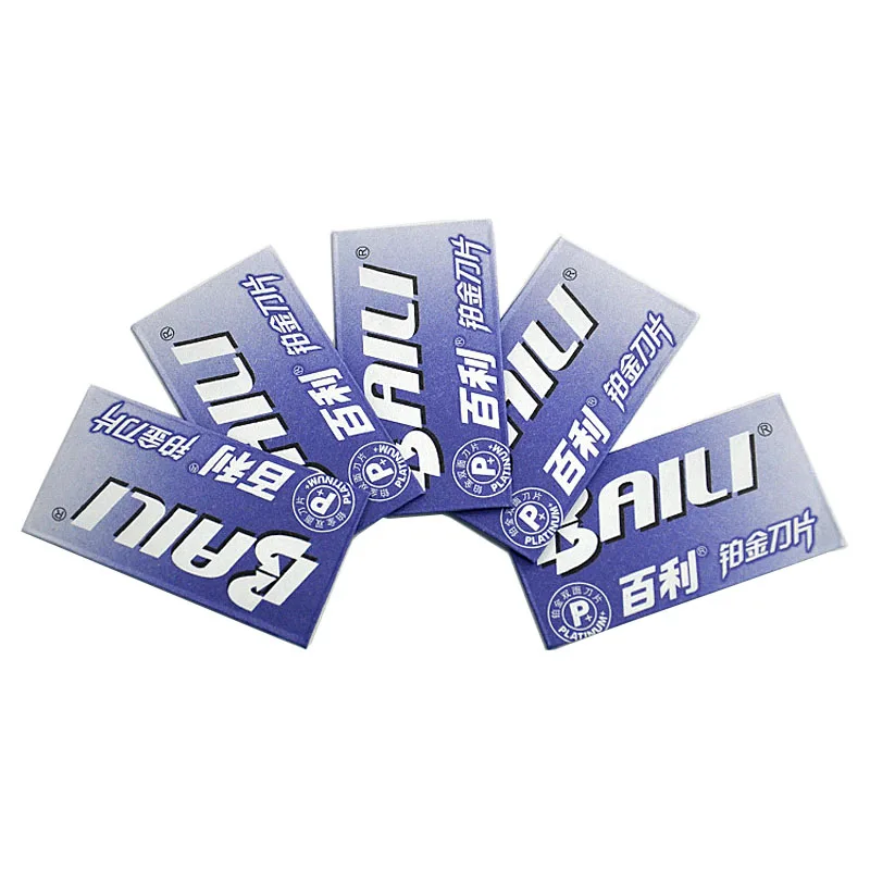 

Double Edge Blade Platinum US Made Ultra-sharp Safety Razor Blades To Shave Blade For Manual Razor 5 pcs/pack Razor Blade