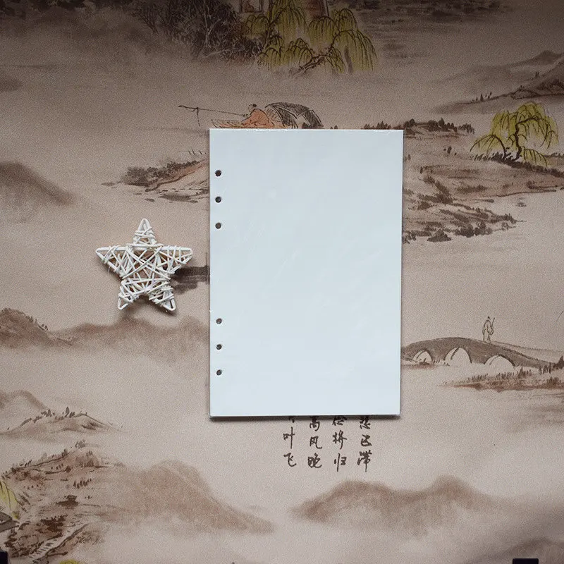 A5-6 hole blank (40) Coloffice креативная внутренняя страница notapad A4 B5 A5 A6 сменный вкладыш 45/40 страниц школьные канцелярские принадлежности планировщик записные книжки - Цвет: A5-6 hole blank (40)