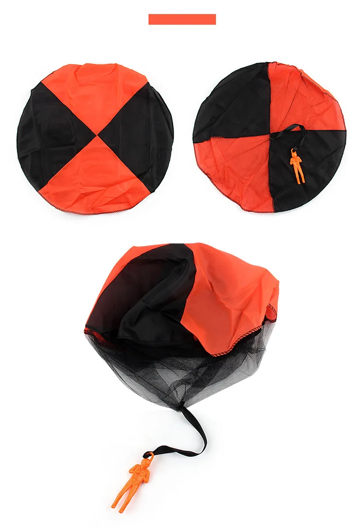 2Pcs Hand Throwing kids Mini Light Play Parachute Toys For Children Outdoor Games Soldier Outdoor Sports Educational Toys Kids
