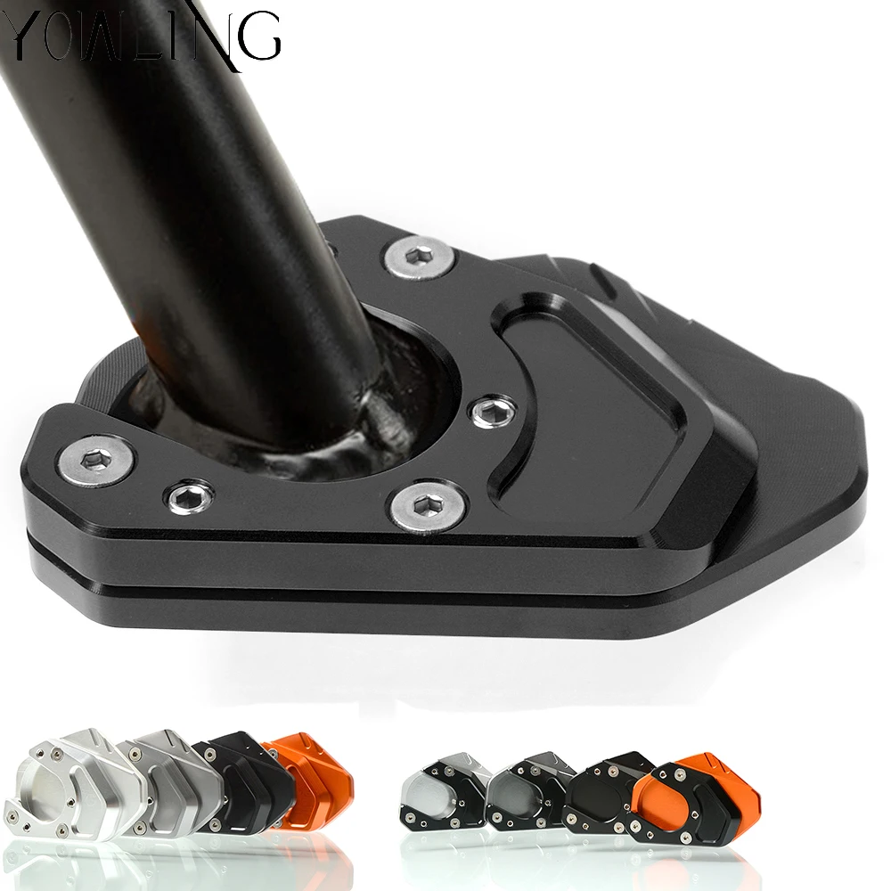 

Motorcycle Side Stand Enlarger Plate Kickstand Enlarge Foot shelf FOR RC 125 200 250 390 690 Enduro SMC 950 990 Adventure R