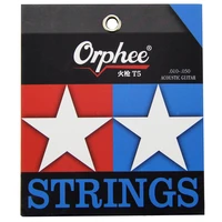 new arrival orphee acoustic guitar strings hexagonal core phosphor bronze winding 0 10 0 50 inch0 11 0 52 inch normal light