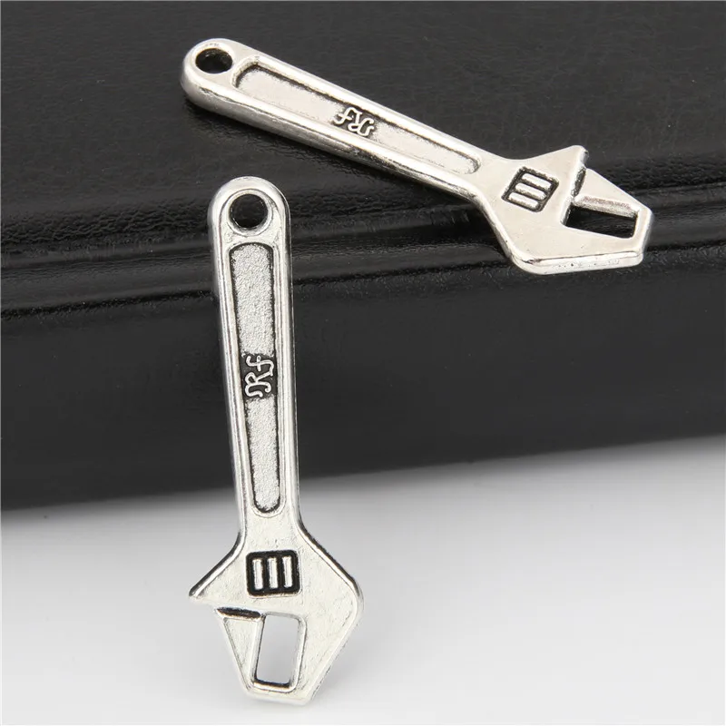 10pcs Zinc Alloy Tiny Wrench Charms Hardware Tool Metal Pendant Bracelet Jewelry Making A2891 | Украшения и аксессуары